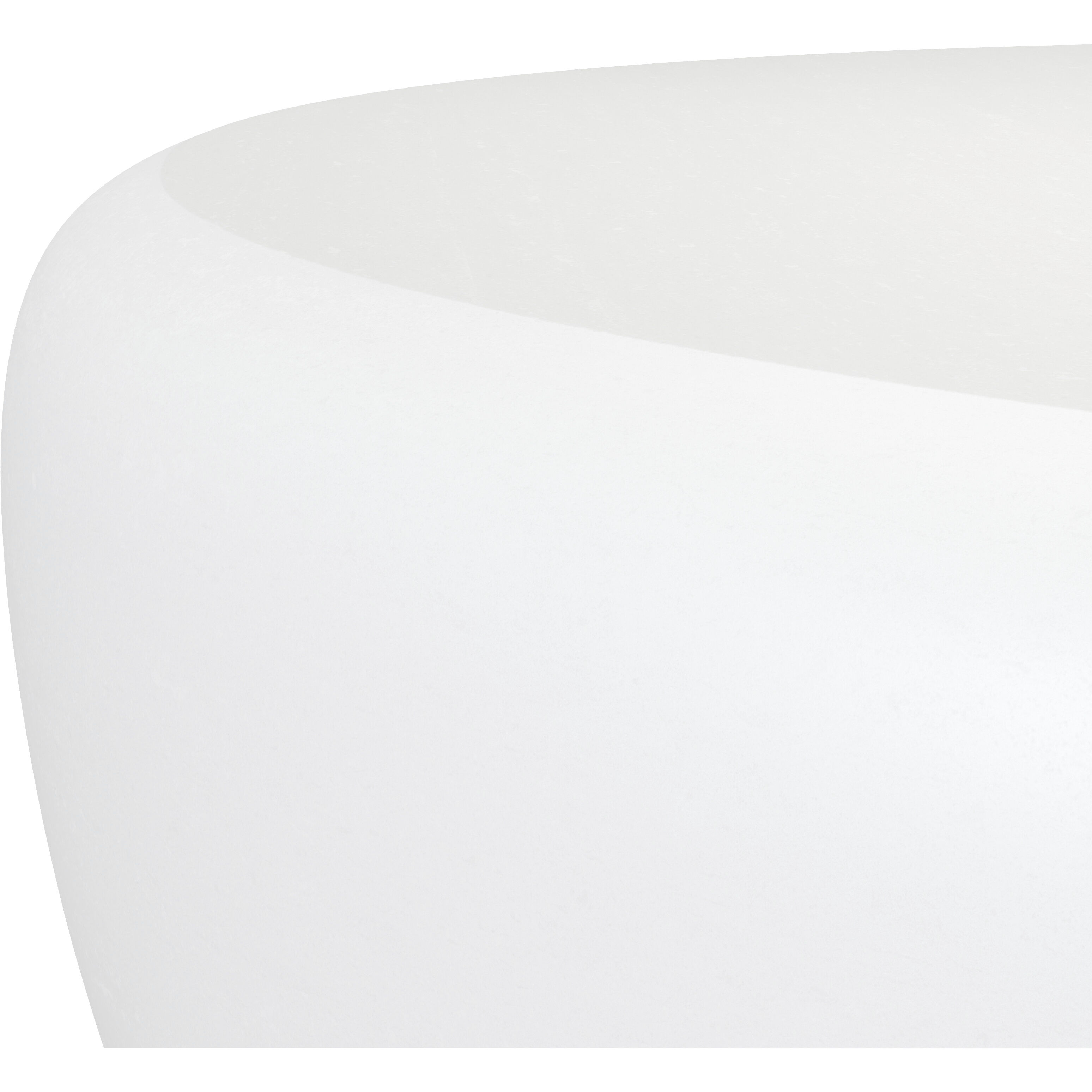 Iolite 47.25 X 16.5 inch White Outdoor Coffee Table